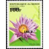 Bénin 2000 - Mi 1276 - surcharge locale 150 f - Fleur "nymphaea capensis" - cote 100 € **