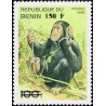 Bénin 2000 - Mi 1275 - surcharge locale 150 f - singe "pan tryglodytes" chimpanzé - cote 100 € **