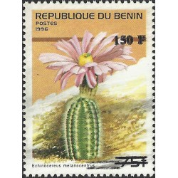 Benin 2000 - Mi 1263 - local overprint 150 f - Cactus "echinocereus melanocentrus" - CV 100 € MNH