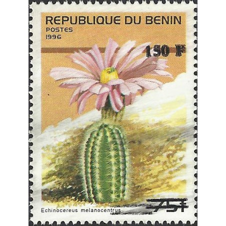 Benin 2000 - Mi 1263 - local overprint 150 f - Cactus "echinocereus melanocentrus" - CV 100 € MNH
