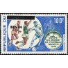 Bénin 1992 - Mi 530 - surcharge locale - Coupe du monde de football Munich 1974 ** - cote 160 €