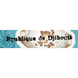 Djibouti 1977 - Mi L 195 x - surcharge locale - coquillage x4 coin daté + variété Rpublique ** cote sup 400 €