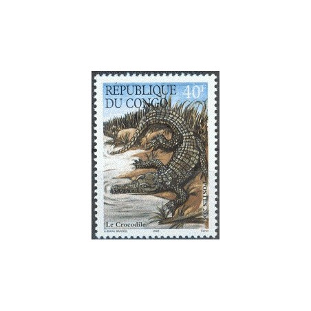 2006 - Fauna: crocodile - 40 f - MNH