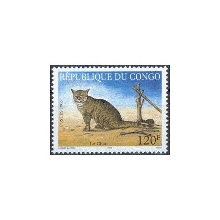 2006 - Fauna: cat - 120 f - MNH