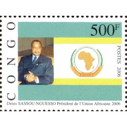 2006 - President Denis Sassou-Nguessou - 500 f - MNH