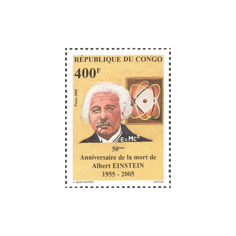 2005 - Albert Einstein - 400 f - MNH