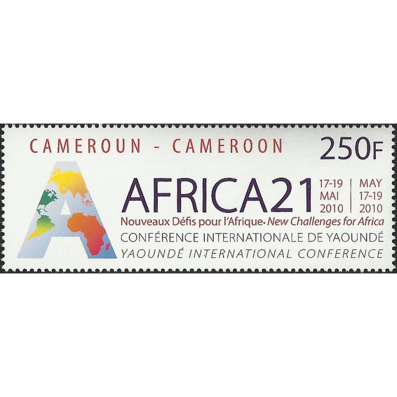 2010 - Yaounde international conference AFRICA 21, 250 f - MNH