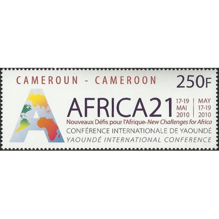 2010 - conférence AFRICA 21 Yaoundé, 250 f **