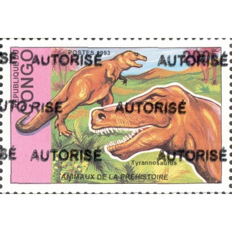 1998 - Mi 1526 - dinosaure : Tyrannosaure **