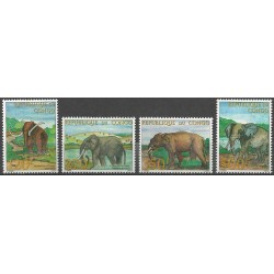 2003 - Mi 1757/1760 - Mammals with trunk - 4 st. - MNH