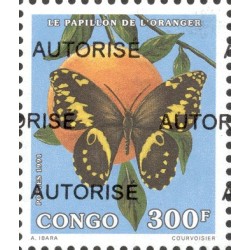 1998 - Mi 1534 - surcharge AUTORISE -  papillon de l'oranger **