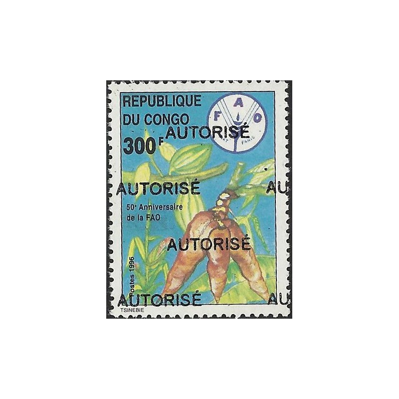 1998 - Mi 1544 - local overprint AUTORISE - 50th Anniversary FAO - MNH
