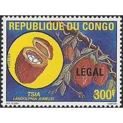 1998 - Mi 1557 - surcharge LEGAL - Fruit : Tsia **