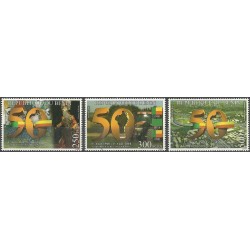 2010 - 50 years independance, 3 st. - MNH