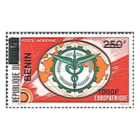 2009 - Mi 1634 - surcharge locale 1000 f - EUROPAFRIQUE 1974 **