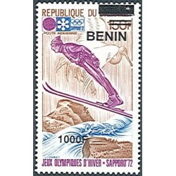 2009 - Mi 1624 - local overprint 1000 f - Winter Olympics in Sapporo - ski jumping - bird - MNH