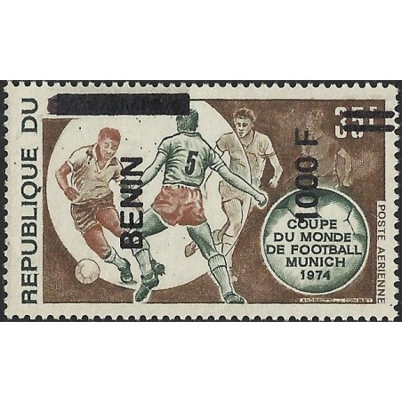 2009 - Mi 1623 - local overprint 1000 f - Soccer word cup Munich 1974 - MNH