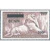 2009 - Mi 1570 - surcharge locale 300 f - Le lion de Belfort par Bartholdi **