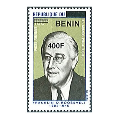 2009 - Mi 1611 - local overprint 400 f - Franklin D. Roosevelt - MNH