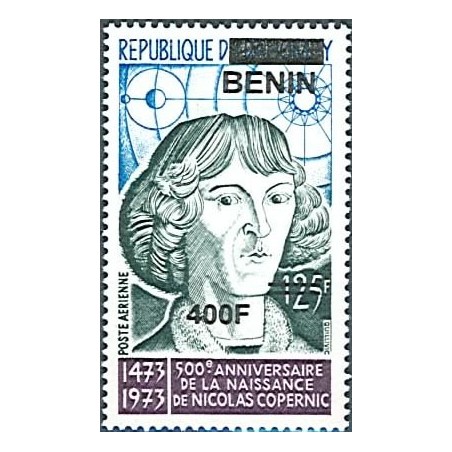 2009 - Mi 1619 - local overprint 400 f - Copernicus - satellite - MNH