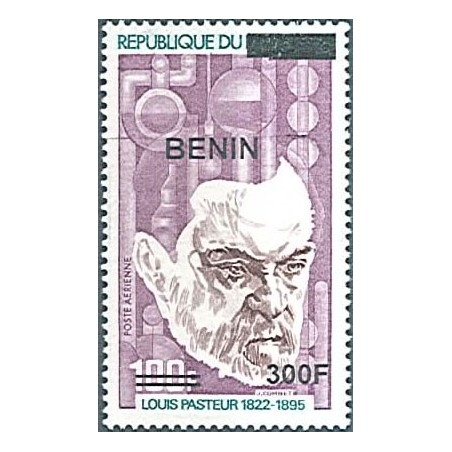 2009 - Mi 1566 - local overprint 300 f - Louis Pasteur - MNH