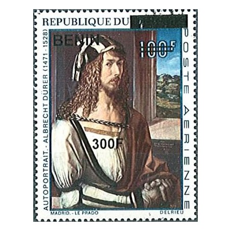 2009 - Mi 1562 - local overprint 300 f - Dürer, self-portrait - Prado museum - MNH