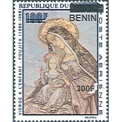 2009 - Mi 1559 - local overprint 300 f - The Virgin and Child by Foujita - MNH