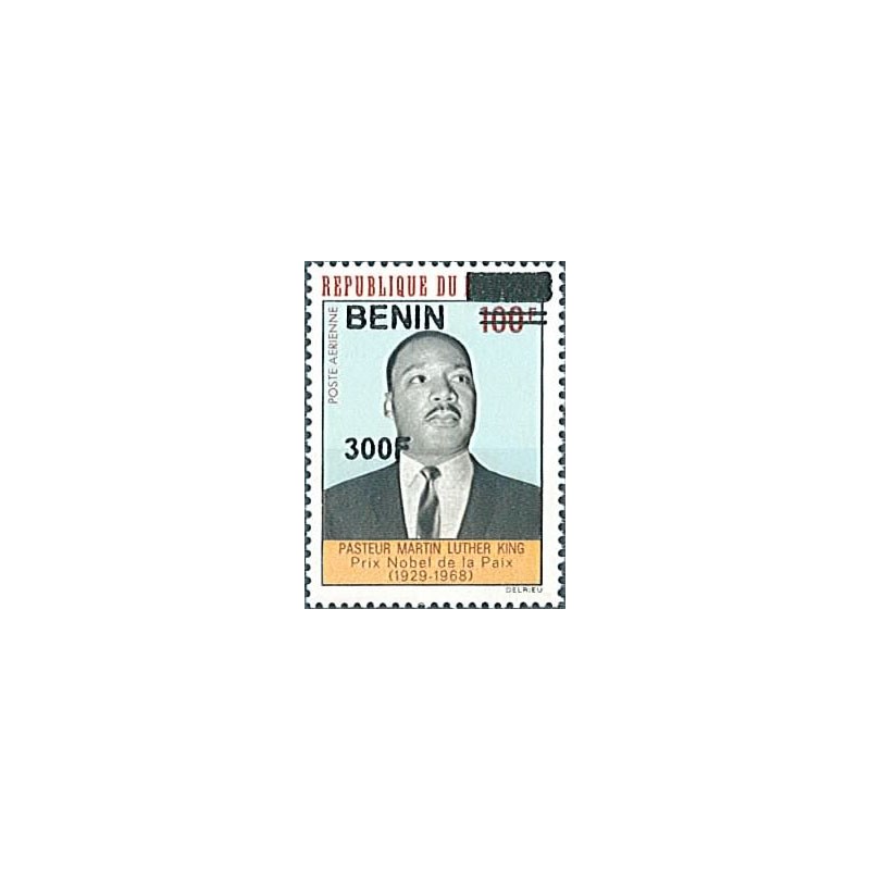 2009 - Mi 1557 - local overprint 300 f - Martin Luther King - Nobel Peace prize - MNH