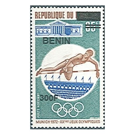 2009 - Mi 1552 - local overprint 300 f - Summer Olympics Munich 72, athletics - high jump - MNH