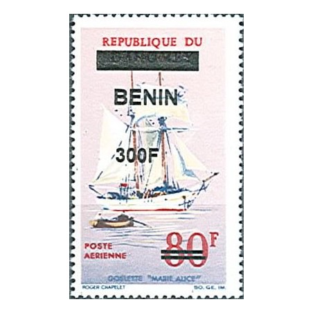 2009 - Mi 1551 - local overprint 300 f - Windjammers: schooner - MNH