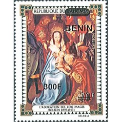 2009 - Mi 1549 - local overprint 300 f - Adoration of the Kings, by Holbein - Christmas 1971 - MNH
