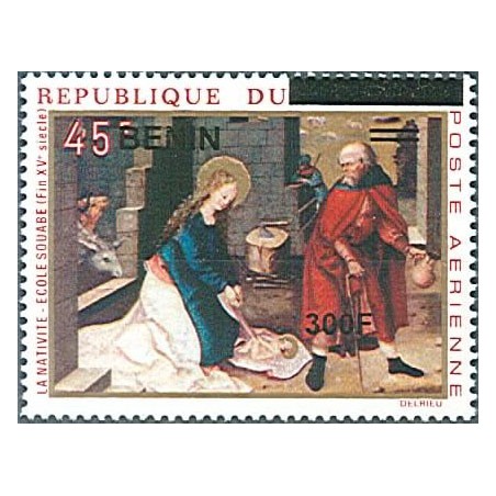 2009 - Mi 1543 x - local overprint 300 f - Nativity - horizontal overprint 300 f - RR - MNH