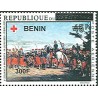 2009 - Mi 1542 - local overprint 300 f - Zouave Regiment at Magenta, by Riballier - Red Cross - horse - MNH