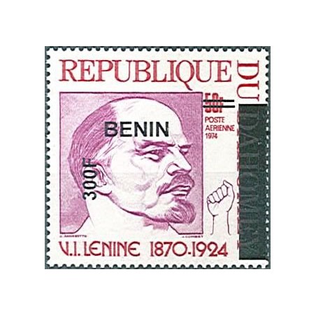 2009 - Mi 1545 - local overprint 300 f - Lenin - MNH