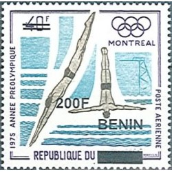 2009 - Mi 1522 - surcharge locale 200 f - Jeux olympiques Montréal - plongeon **