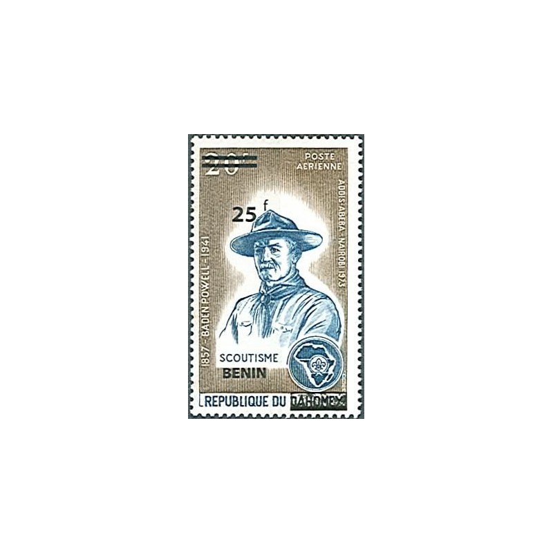 2009 - Mi 1519 II - local overprint 25 f - Scouting - Lord Baden Powell - type II - MNH
