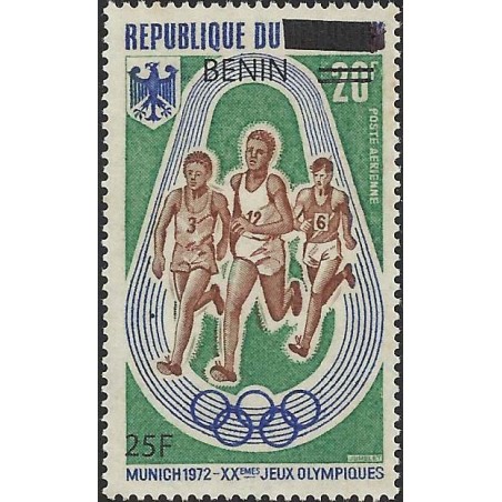 2009 - Mi 1518 - surcharge locale 25 f - Jeux olympiques Munich 1972 - athletisme : course **