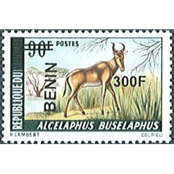 2009 - Mi 1511 - surcharge locale 300 f - Antilope "alcelaphus bucelaphus" **