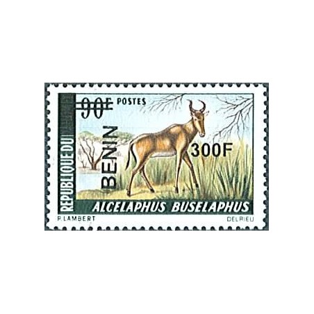 2009 - Mi 1511 - local overprint 300 f - Antelope "alcelaphus bucelaphus" - MNH