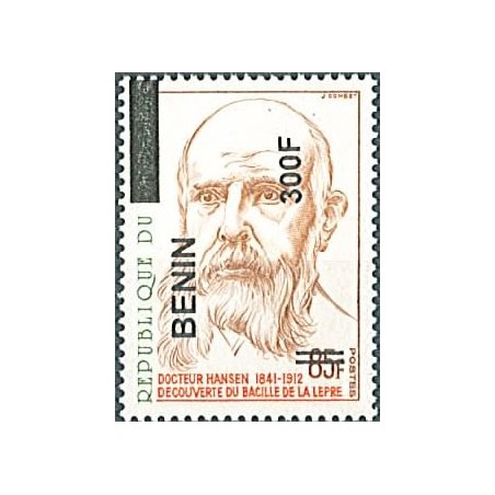 2009 - Mi 1510 - local overprint 300 f - Dr. Hansen, the leprosy bacillus - MNH