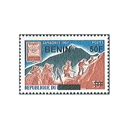 2009 - Mi 1572 - local overprint 50 f - Scouting - Idaho jamboree (USA) - MNH