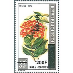 2009 - Mi 1491 - local overprint 200 f - Flowers: Ixora Coccinea - MNH