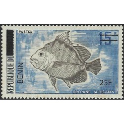 2009 - Mi 1479 - local overprint 25 f - Fish "drepane africana" - MNH