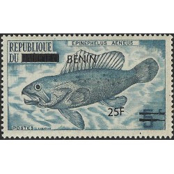 2009 - Mi 1473 - local overprint 25 f - Fish "epinephelus aeneus" - MNH