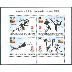2008 - Mi 1463/1466 - Jeux olympiques Pékin - bloc ** 
