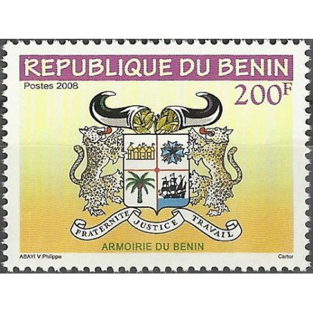 2008 - Mi 1458 - Benin arms issue - 200 f - MNH