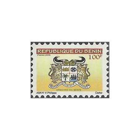 2008 - Mi 1457 - Benin arms issue - 100 f - MNH