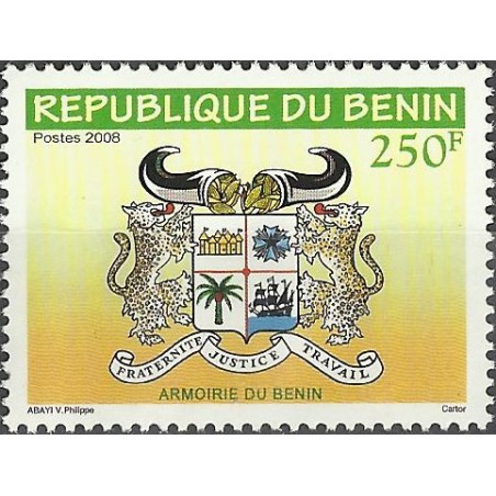 2008 - Mi 1459 - Benin arms issue - 250 f - MNH