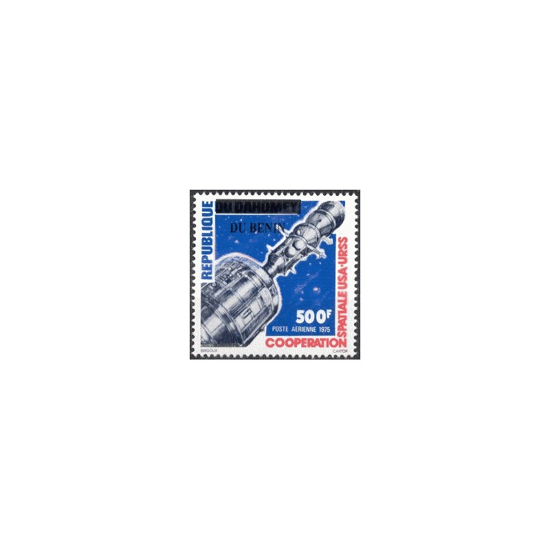 2008 - Mi 1452 - surcharge locale - Coopération spatiale USA-URSS, satellites **