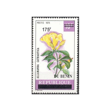 2008 - Mi 1423 - local overprint 175 f - Flower "allamanda cathartica" - MNH